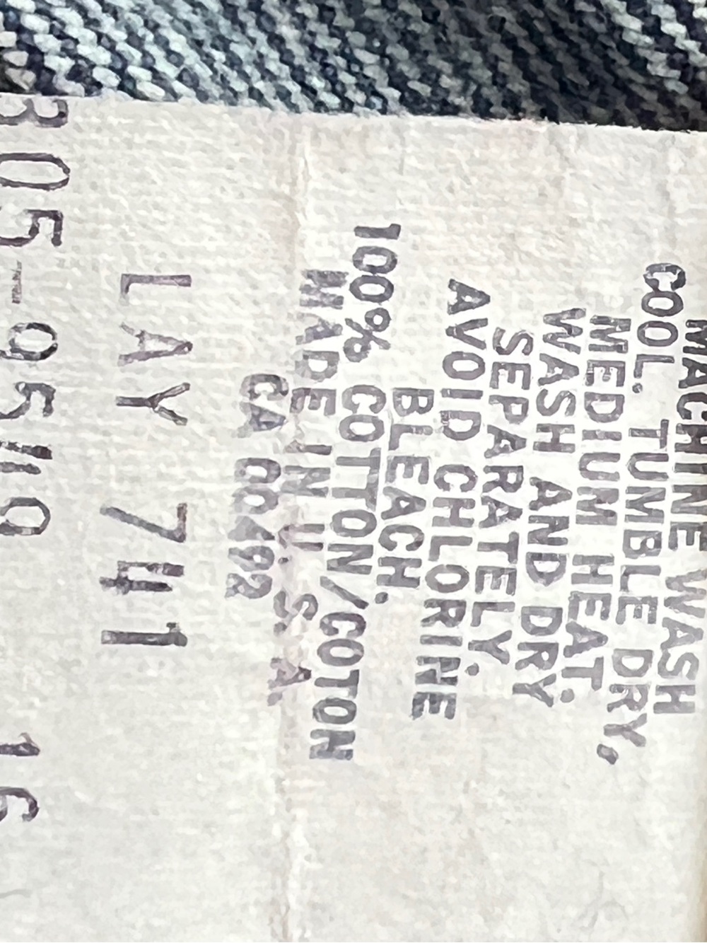 Lee Classic Blue Denim Mini Jean Skirt size 8? b123 - Picture 2 of 3